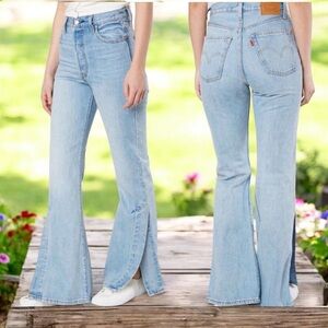 Levi’s Ribcage Split Flare Jeans Women’s 26x31 High Rise New w/ Tags